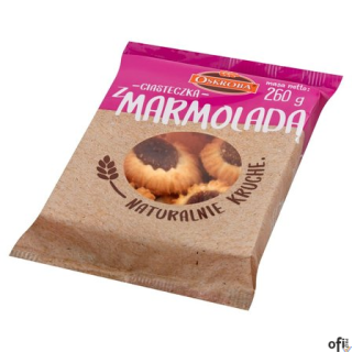 Ciastka kruche Oskroba z marmoladą 260g