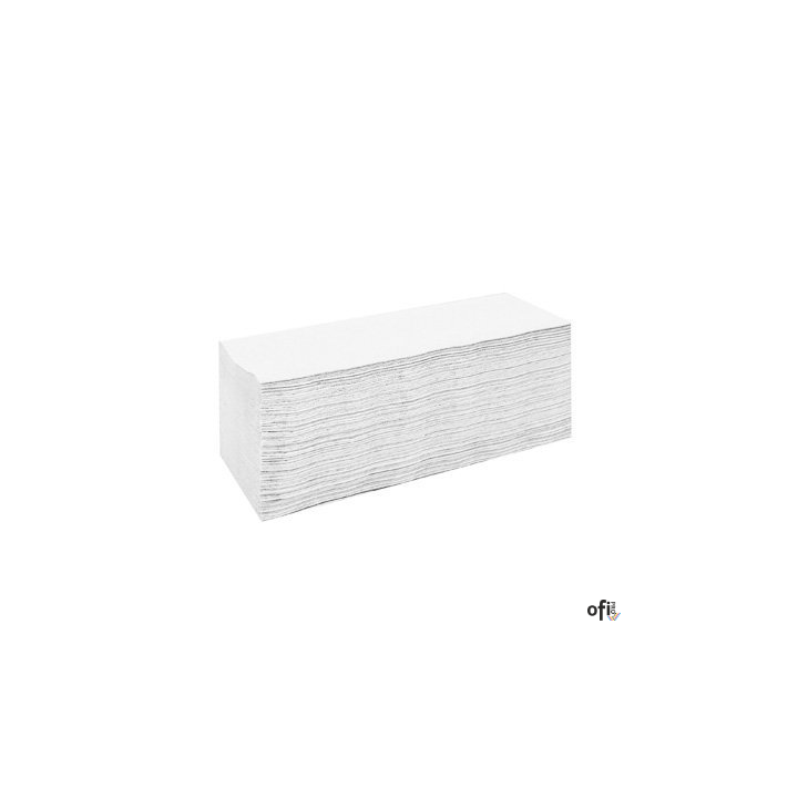 Ręczniki składane V ECONOMIC białe 4000 składek makulatura CLIVER (ZZ) 2271