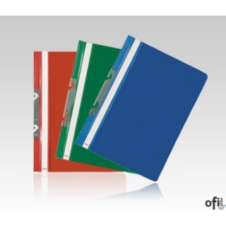 Skoroszyt na dokumenty twardy A4 z metalową zawieszką (20) PVC zielony ST-10-02 BIURFOL