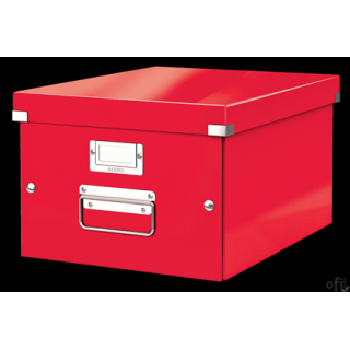 Pudło uniwersalne Leitz C&S A4 WOW, czerwone 60440026