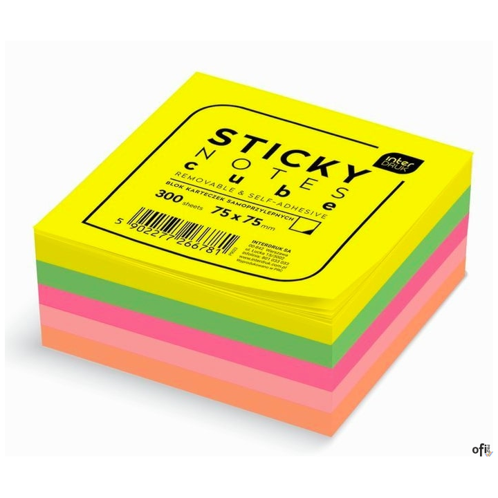 Blok kartki samoprzylepne  300 75x75