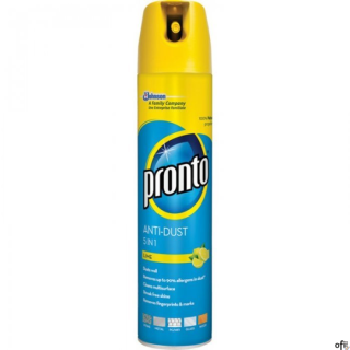 PRONTO Spray przeciw kurzowi Cytrynowy 300ml połysk 22639