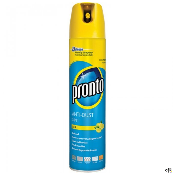 PRONTO Spray przeciw kurzowi Cytrynowy 300ml połysk 22639