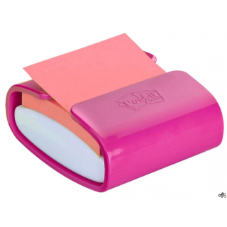 Podajnik do bloczków samoprzylepnych POST-IT_ Pro (PRO-C-1SSC), fioletowy, w zestawie 1 bloczek Super Sticky Z-Notes