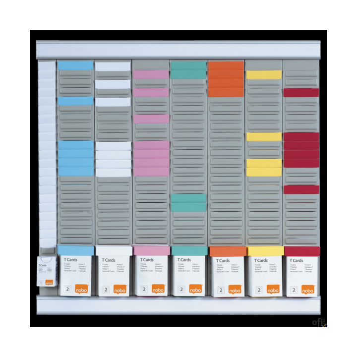 Planer biurowy T-Card Nobo, 8 kolumn, 24 okienka 2911080