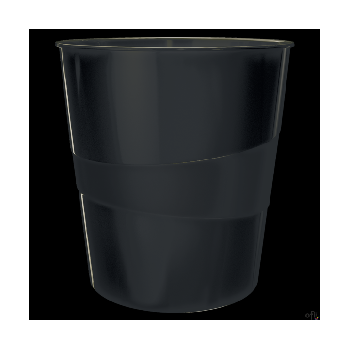 Kosz na śmieci 15L Leitz WOW, czarny 52781095