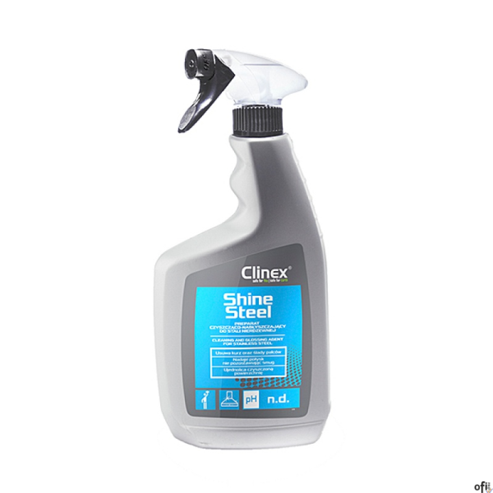 CLINEX Shine steel Preparat do czyszcząco-nabłyszczający do stali nierdzewnej 650ml CL77628