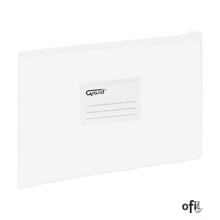 Teczka kopertowa zamek EC007B, biała, A5 EAGLE 120-1174 suwak