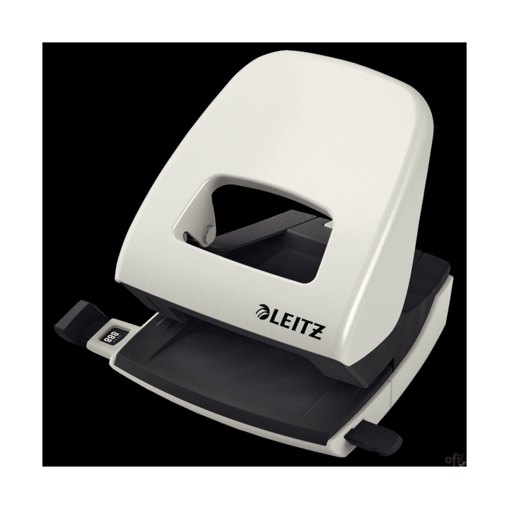 Dziurkacz duży metalowy Leitz, szary, 10 lat gwarancji, 30 kartek 50080085