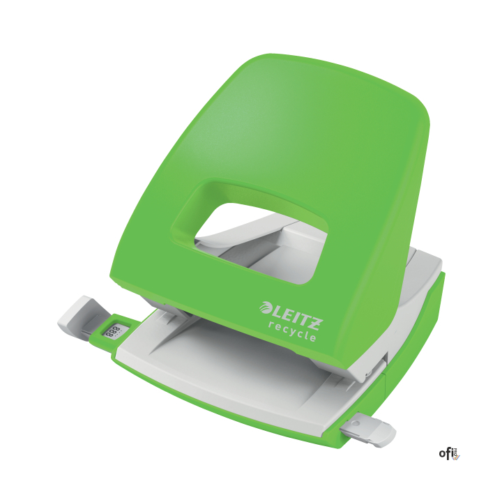 Dziurkacz NeXXt Recycle, 30 kartek, 10 lata gwarancji, zielony 50030055