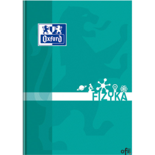 Brulion fizyka A5 80k 90g kratka z marginesem 400128288 OXFORD