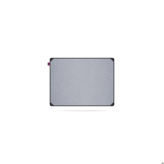 Tablica filcowa MEMOBE IDEA, Powierzchnia popielata, rama aluminiowa EDGE, 60X45 CM MITF060045.81.60.51