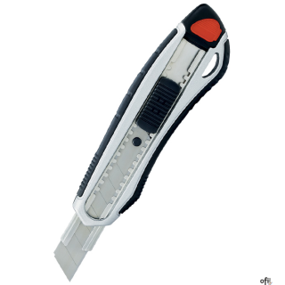 Nóż do papieru GR-8100 ALUMINIOWY, mix kolorów, 18 mm GRAND 130-1657