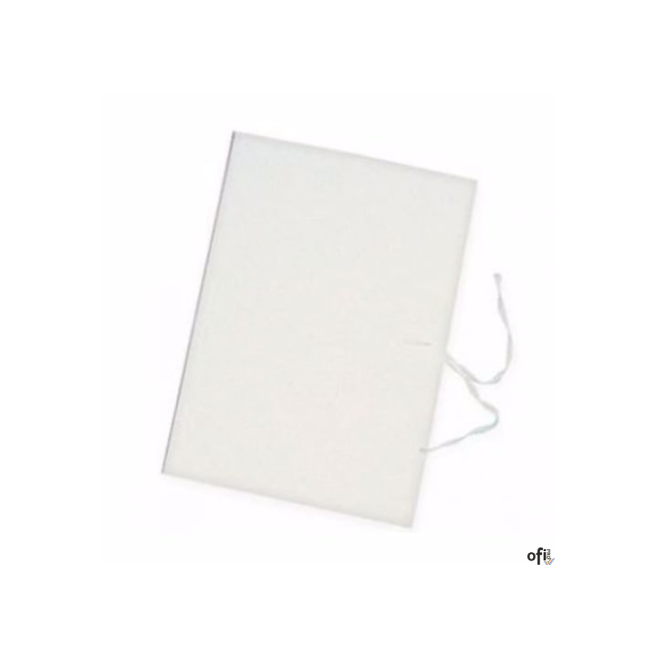 Teczka A4+ wiązana biała bez linii INTERDRUK *1599