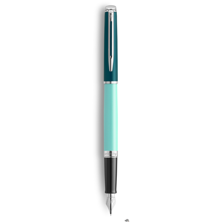 Pióro wieczne HEMISPHERE Colour-Block  Green WATERMAN 2190122, giftbox