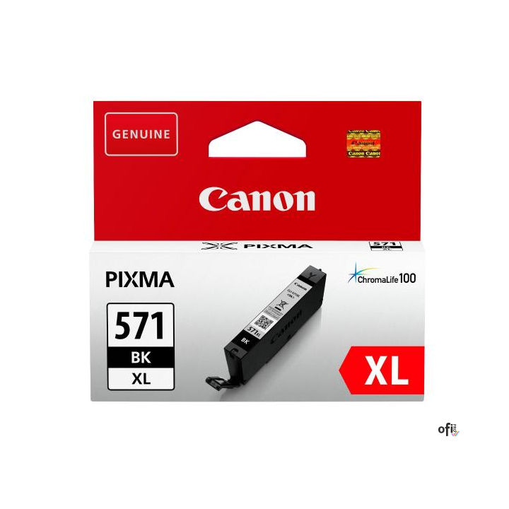 Tusz CANON (CLI-571BKXL) czarny 895str 0331C001