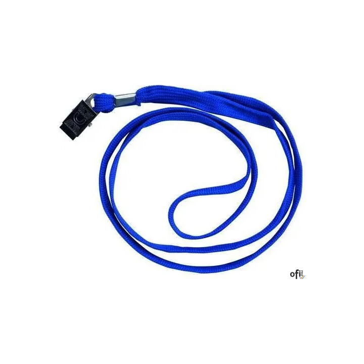 Taśma do identyfikatorów (50), Donau, jedwabna niebieska 8340001