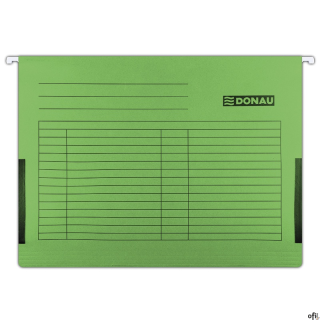 Teczka zaw.A4 zielo.z boczkami płóciennymi 7420905-06 DONAU