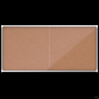 Gablota korkowa Nobo Premium Plus 27xA4 (drzwiczki przesówne) 1915333