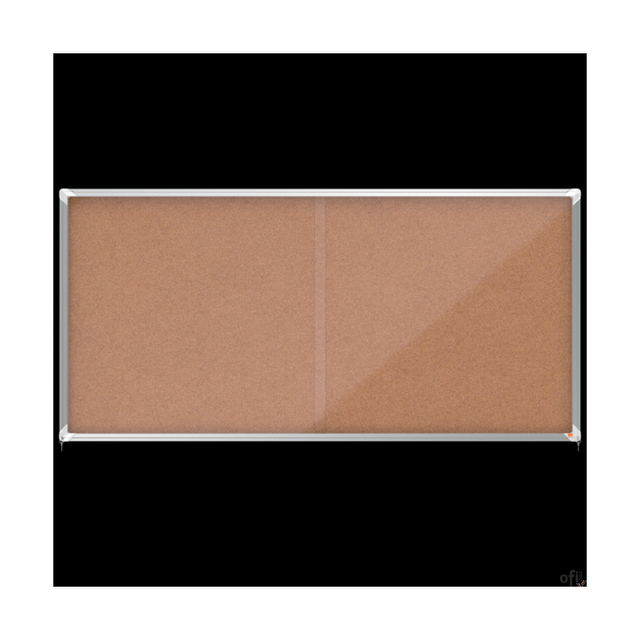 Gablota korkowa Nobo Premium Plus 27xA4 (drzwiczki przesówne) 1915333