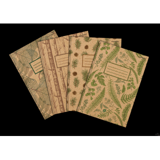 Brulion Go Green mo A5 96k 70g okładka kraft 300g kratka z marginesem 400153379 TOP-2000