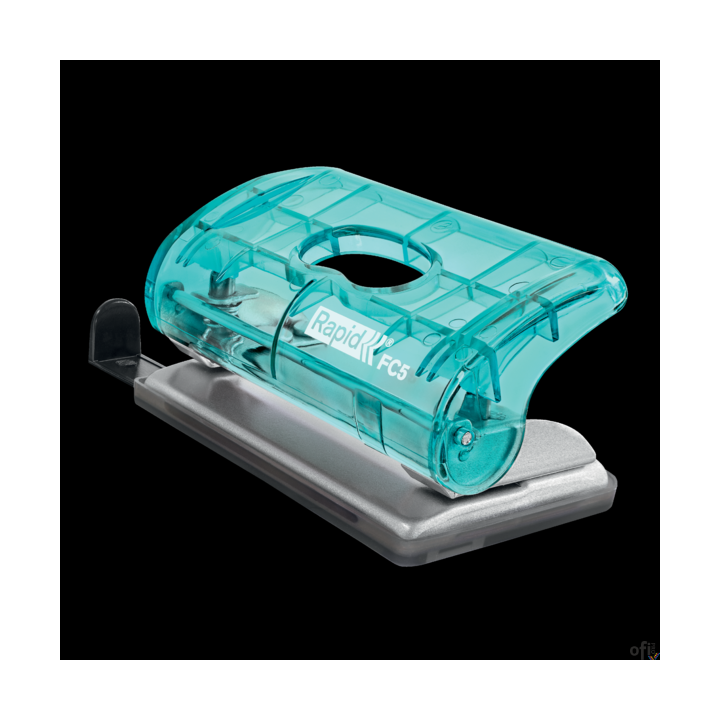 Dziurkacz mini Rapid ColourBreeze FC5, 10 kartek, 5 lat gwarancji, niebieski 5001332