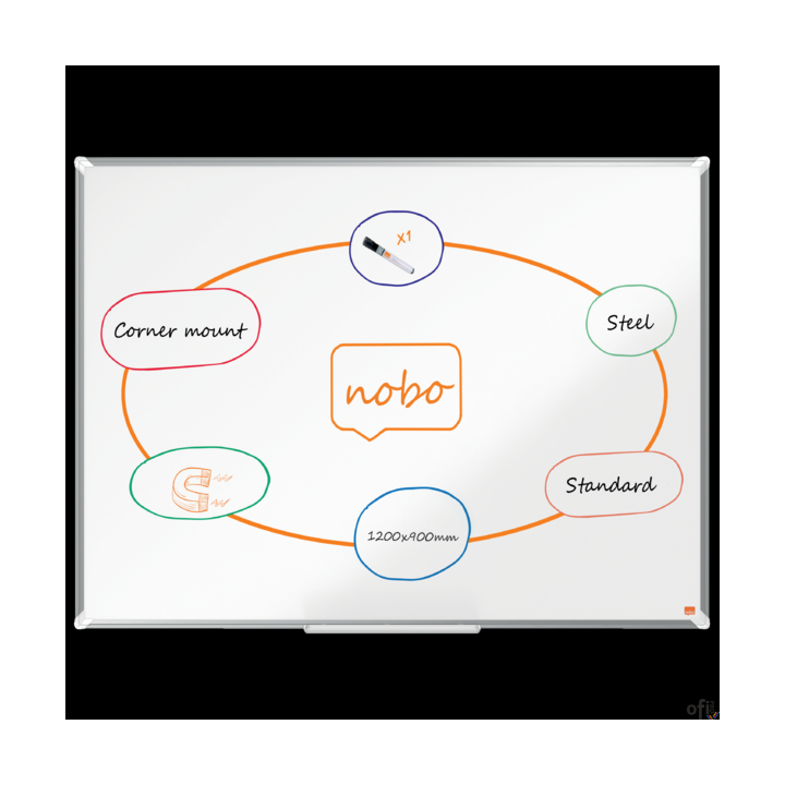 Tablica stalowa Nobo Premium Plus 1200x900mm 1915156