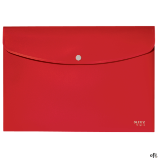 Teczka kopertowa Leitz Recycle A4 PP, czerwona 46780025