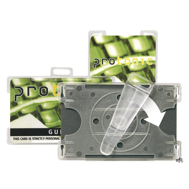 Karta identyfikacyjna z klipsem, pozioma 58x92 mm (10 szt) 3L L11130