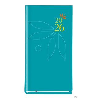 Terminarz Koliber 75x130mm 2026 - morski Michalczyk i Prokop T-320-05 KALENDARZ tydzień na 2 stronach