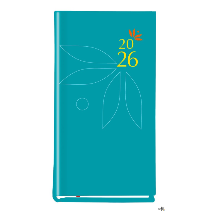 Terminarz Koliber 75x130mm 2026 - morski Michalczyk i Prokop T-320-05 KALENDARZ tydzień na 2 stronach