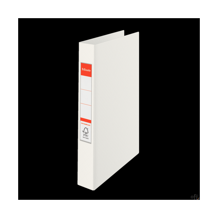 Segregator Esselte A4 z 4 kółkami, grzbiet 42 mm, biały, 14457