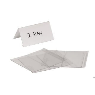 Identyfikator stołowy 52/104x100 mm Przezrocz ysty 804719 DURABLE