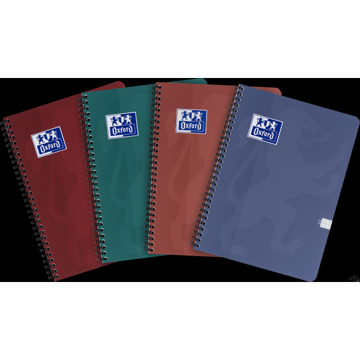 Kołozeszyt Oxford Touch Trend 2-spiralny A4 100 kartek 90 g kratka 5x5 mm 400175459