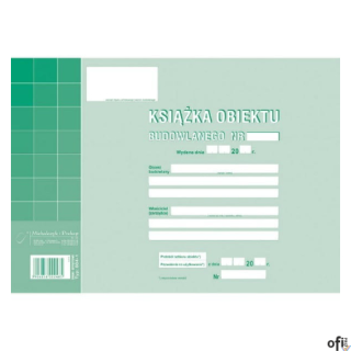 604-1N Książka obiektu budowlanego, A4 zeszyt, MICHALCZYK&PROKOP