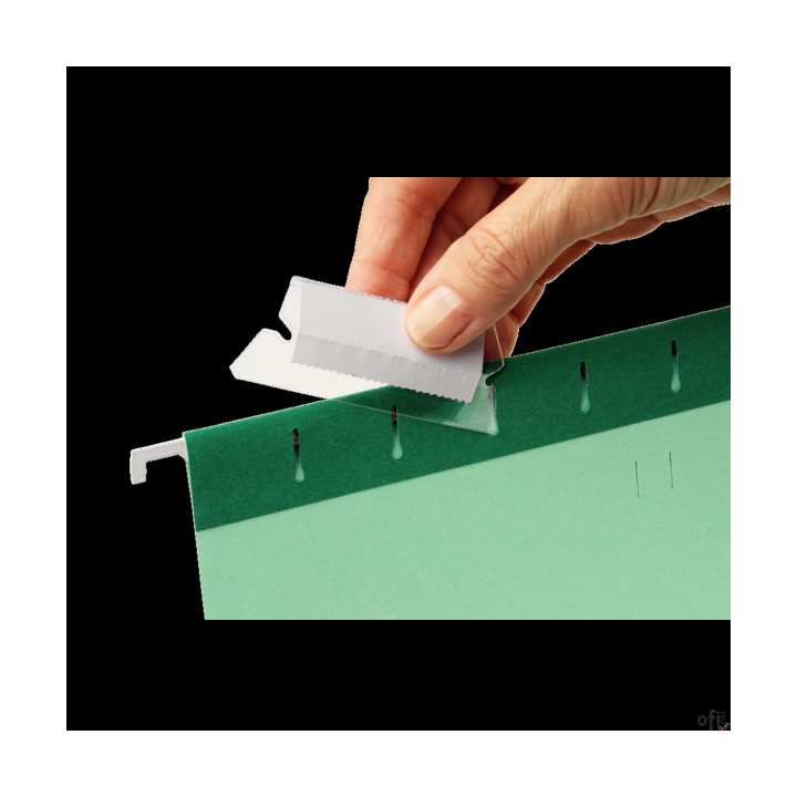 Identyfikatory do teczek PENDAFLEX przezroczysty (25szt) 94514 ESSELTE