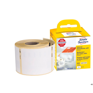 Etykiety uniwersalne AS0722440 54 x 70 320 et. w rolce do termodruku, trwałe, białe, Avery Zweckform
