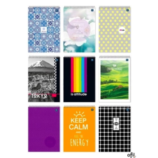 Kołonotatnik A5 100k spirala u góry GARWOLIN