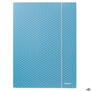 Teczka kartonowa z gumką Colour"Breeze, A4, niebieska 628492