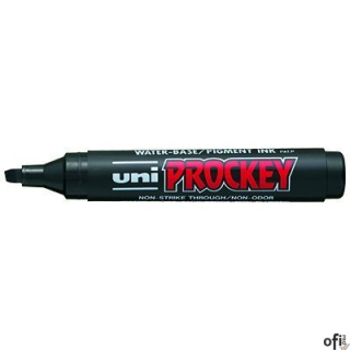 Marker permanentny UNI PM-126 czarny ścięty PROCKEY