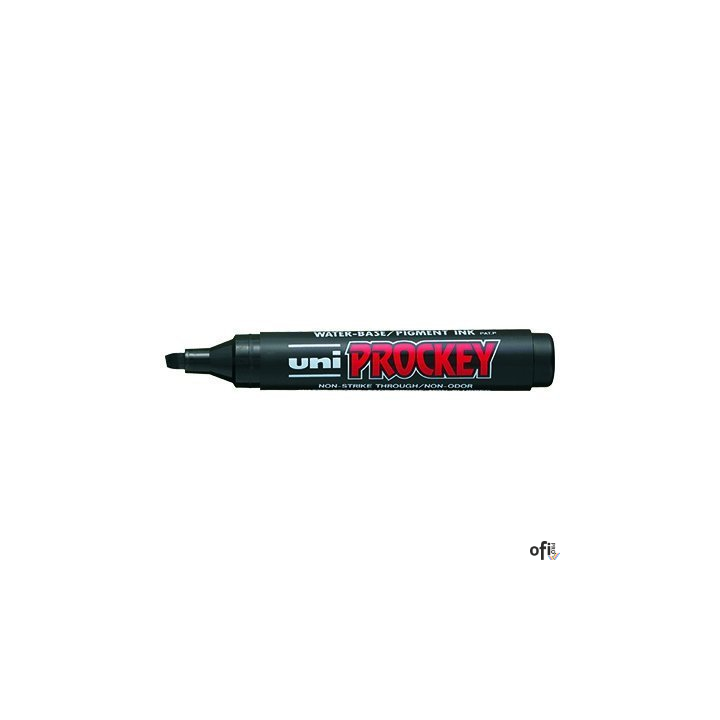 Marker permanentny UNI PM-126 czarny ścięty PROCKEY