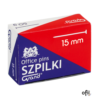 Szpilki krótkie metalowe 15 mm, 50 gram, GRAND 110-1588