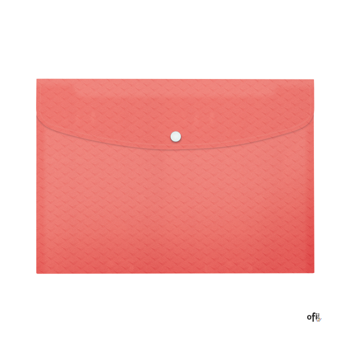 Teczka kopertowa Esselte Colour"Breeze, koralowa, 3 sztuki 628489