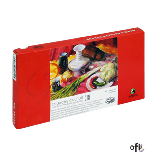 Farby gwasz 7312 B - 12 kol. MARIES 12 ml, 170-1912