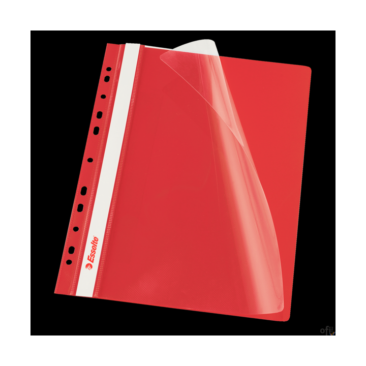 Skoroszyt wpinany ESSELTE czerwony 13585 10szt. w folii