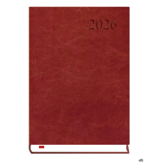 Kalendarz Asystent ALASKA A5 2026 - bordo Michalczyk i Prokop T-237A-B