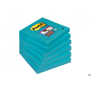 Bloczki 3M POST-IT 76x76mm niebieskie Super Sticky 6x90kartek 70005253284