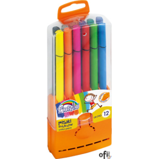 Pisaki trójkątne GRAND FIORELLO GR-290, 12 kolorów, plastikowe opakowanie 160-1980