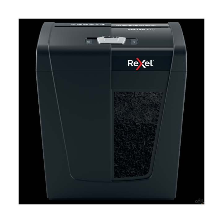Niszczarka Rexel Secure X10 (P-4), 10 kartek, 18 l kosz, 2020124EU