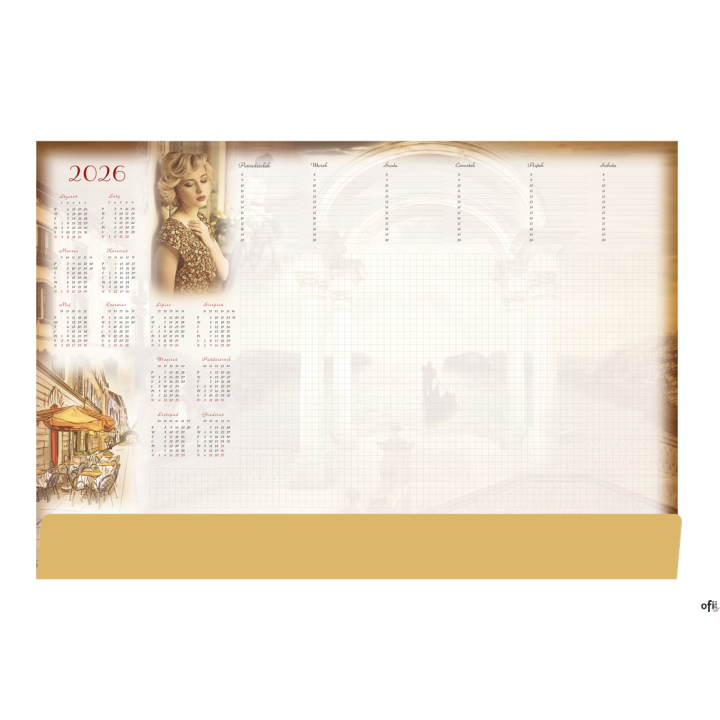 Terminarz-Planer B3 z listwą 2026 Kobieta Michalczyk i Prokop T-2-B3-2 kalendarz